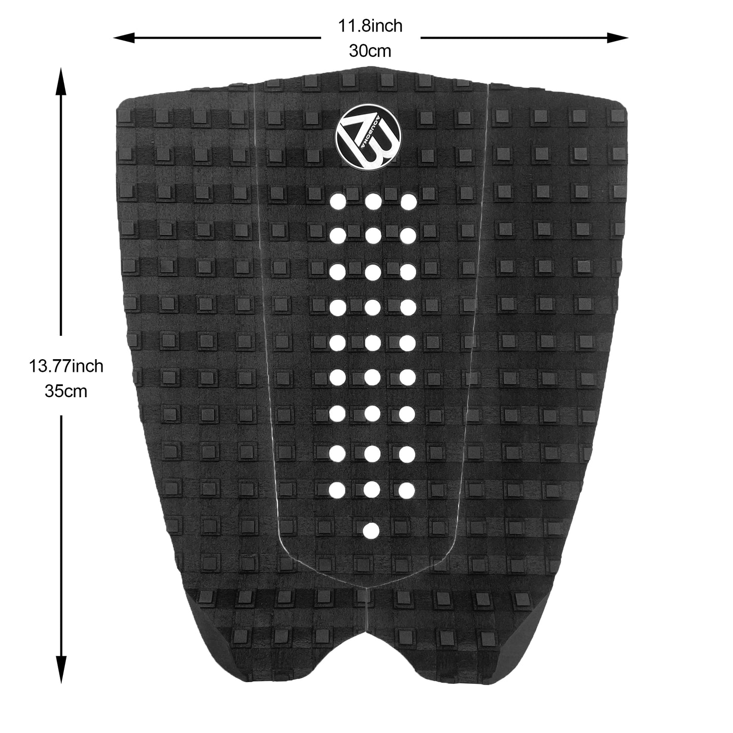 AQUBONA 3 Piece EVA Surfboard Deck Traction Pads with Kicker for Stomp Skimboards, Surf Boards, Funboard, Fish Board