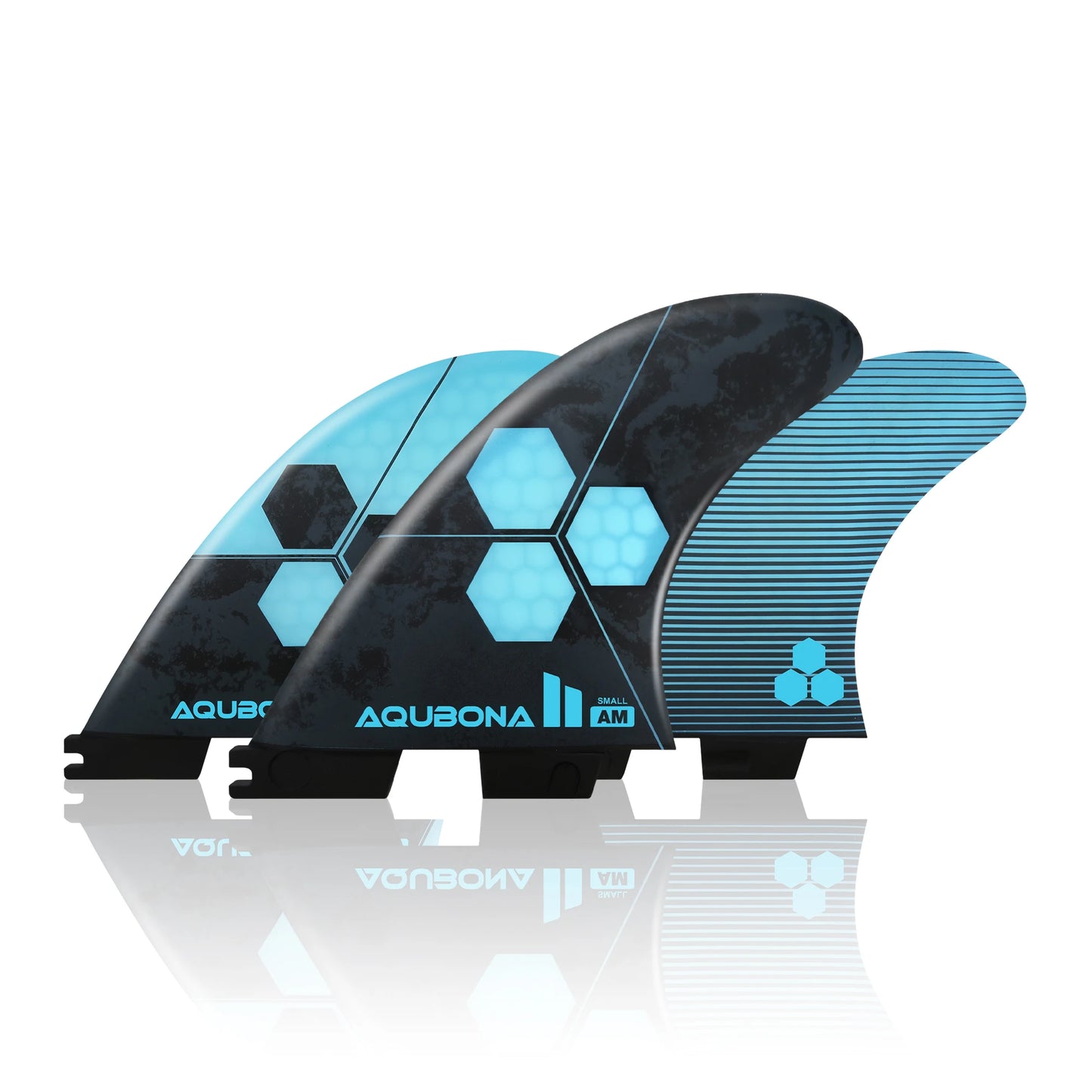 Honeycomb Fiberglass Performance Surf Fins Twin,Thruster (3 Fins) or Quad Single Tab or Dual Tab Size