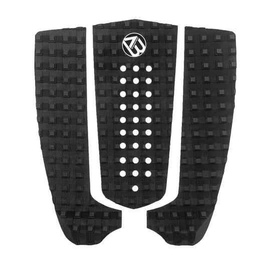 AQUBONA 3 Piece EVA Surfboard Deck Traction Pads with Kicker for Stomp Skimboards, Surf Boards, Funboard, Fish Board