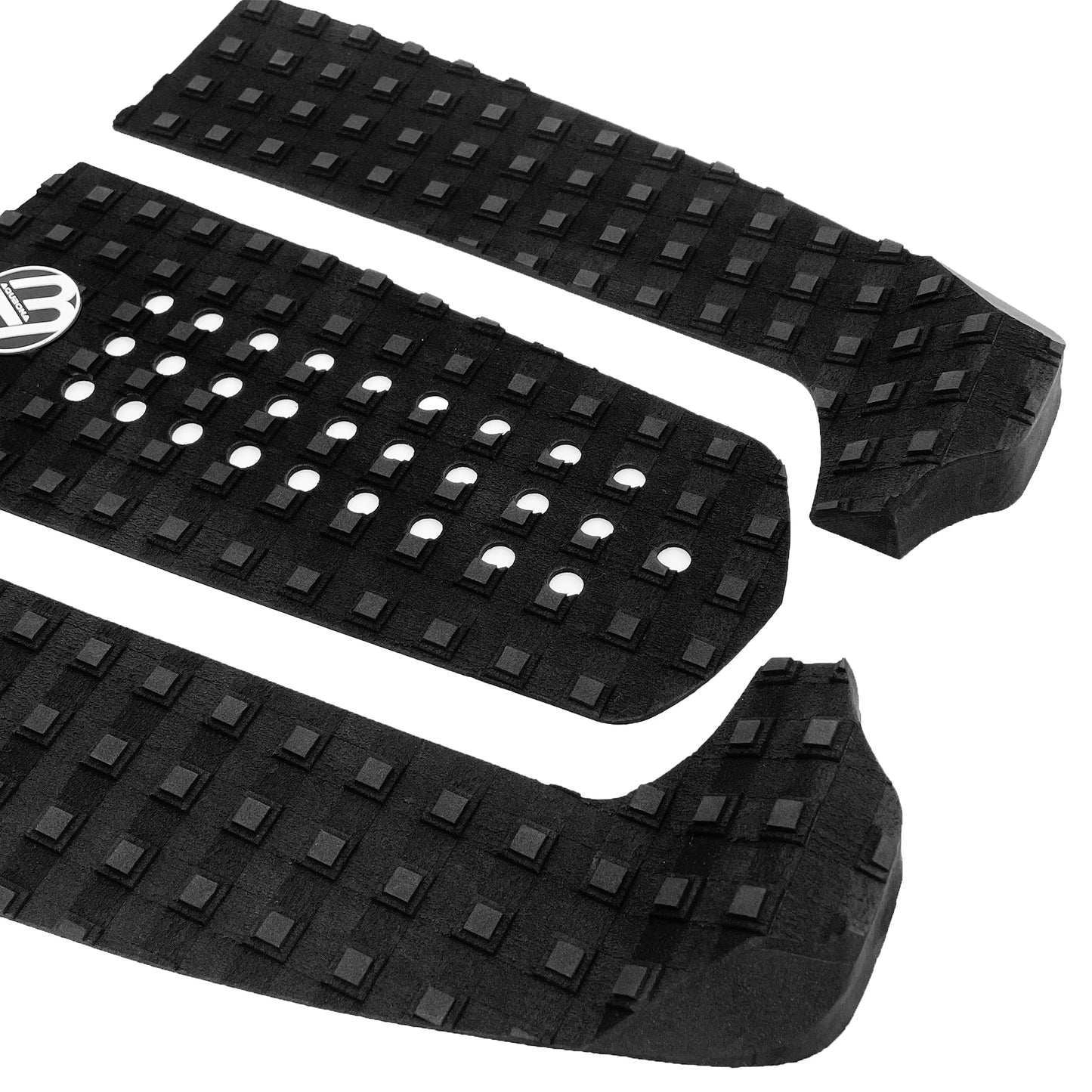 AQUBONA 3 Piece EVA Surfboard Deck Traction Pads with Kicker for Stomp Skimboards, Surf Boards, Funboard, Fish Board